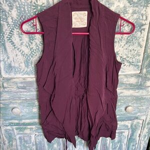 Purple Sleeveless Vest by